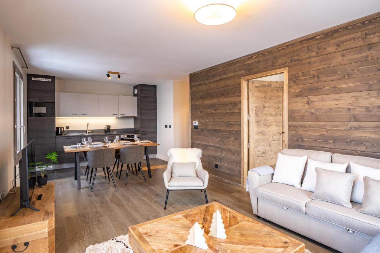 Perle Blanche - Brand New 2 Bedroom Apartment Perfectly Located 霞慕尼 外观 照片