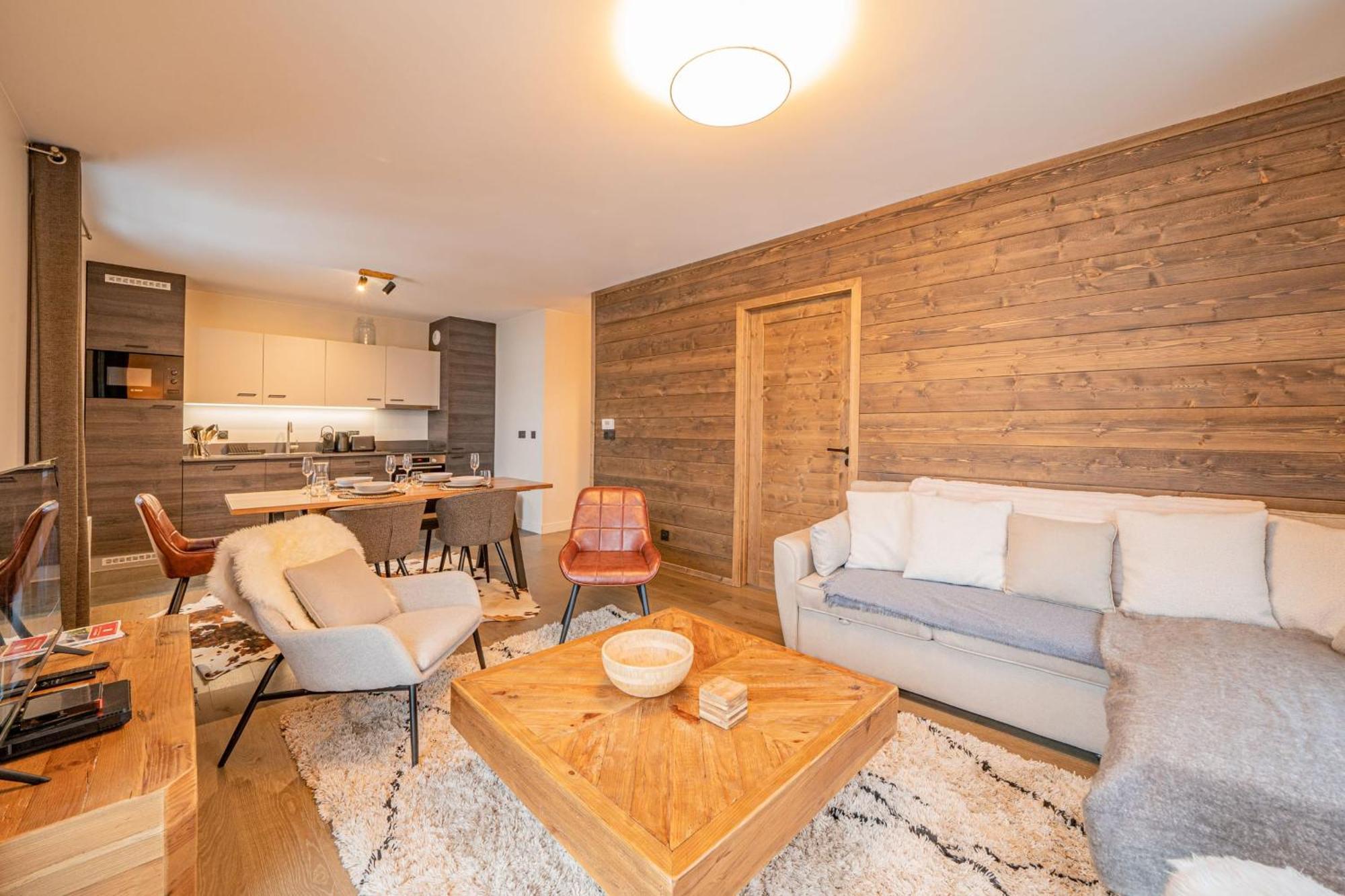 Perle Blanche - Brand New 2 Bedroom Apartment Perfectly Located 霞慕尼 外观 照片