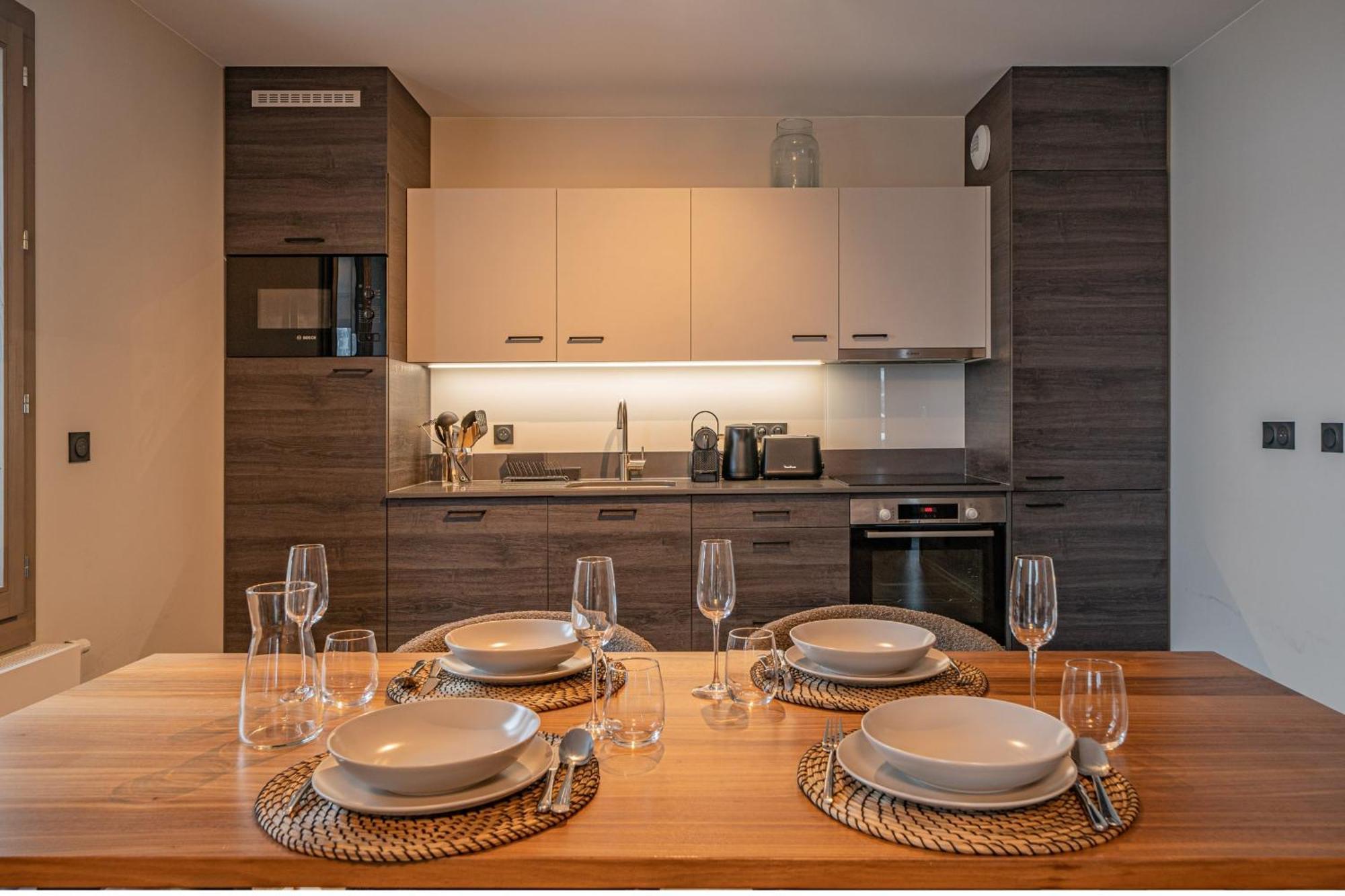 Perle Blanche - Brand New 2 Bedroom Apartment Perfectly Located 霞慕尼 外观 照片